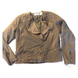 Army green punk jacket M MCR vibe